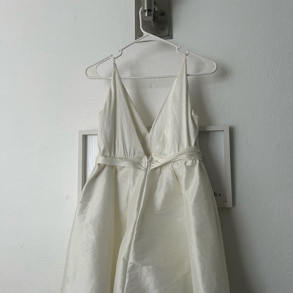 White cocktail dress